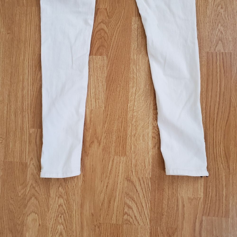 Rag & Bone Triple Zip White Skinny Jeans Size 27 - Picture 8 of 14